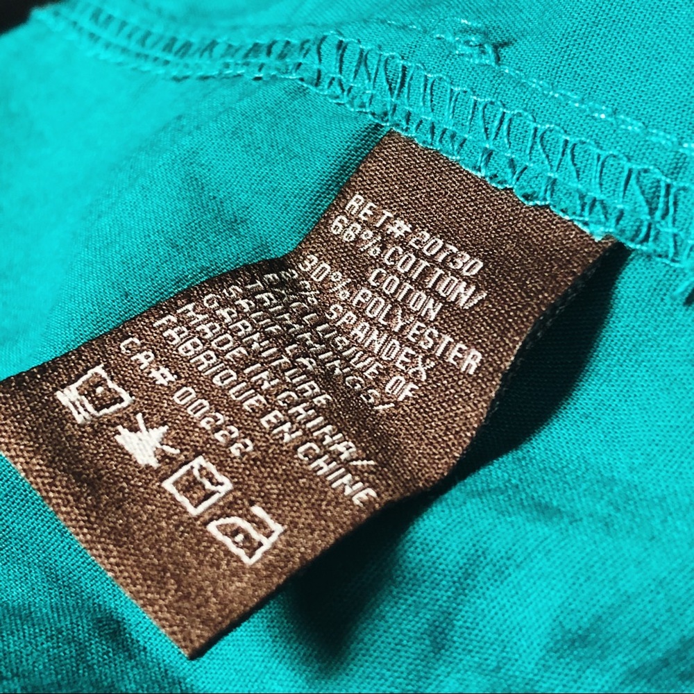 Vintage Teal Blouse - Picture 9 of 11